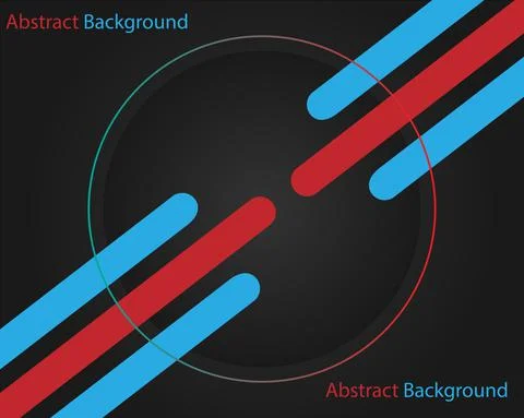 Abstract black background on circle vector design Stock Illustration