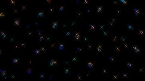 Abstract black background with a colorful glowing light line shape Stock-Footage 251634331