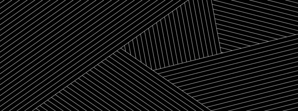Abstract black background with diagonal lines. Modern dark abstract vector . Stock Illustration