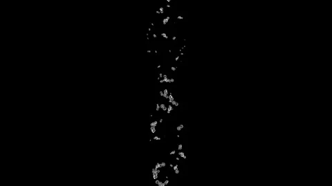 Abstract Black Background with Falling Water Droplets in Motion Captured wi.. 動画素材 341778597