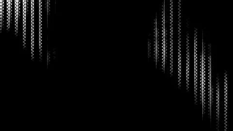 Abstract black background with geometric digital lines and patterns Illustrazione stock