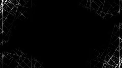 Abstract black background with geometric neon light patterns for modern design Illustrazione stock