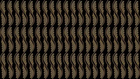 Abstract black background with gold pattern, raster image for the design of t Stock Illustration