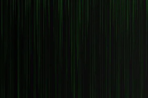 Abstract Black Background with Green Lines, Futuristic Glowing Light Design Illustrazione stock