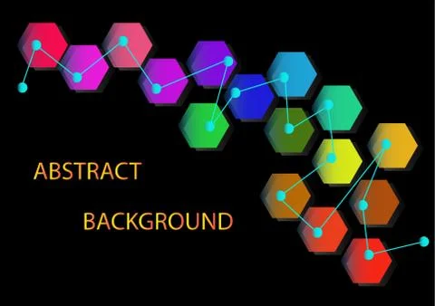 Abstract black background Stock-Illustration