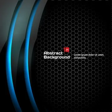 Abstract black background Stock Illustration