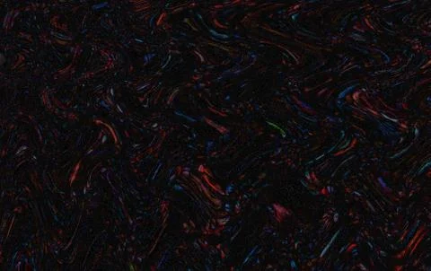 Abstract black background impressionist art red brush strokes Stock Illustration