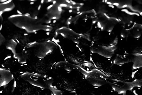 Abstract Black Background Liquid Texture Stock Photos