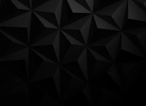 Abstract black background pattern 3d low-poly 스톡 일러스트