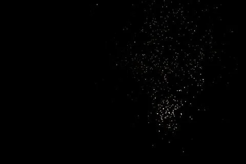 Abstract black background with sequins. Stock Photos
