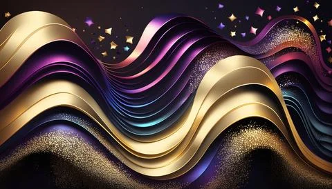 Abstract black background. UI UX Design. Creative your project Stock Illustration