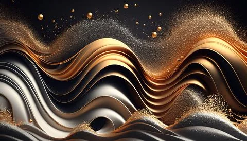 Abstract black background. UI UX Design. Creative your project Stock Illustration