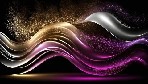 Abstract black background. UI UX Design. Creative your project Stock Illustration