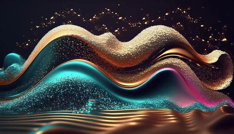 Abstract black background. UI UX Design. Creative your project Stock Illustration