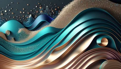 Abstract black background. UI UX Design. Creative your project Stock Illustration