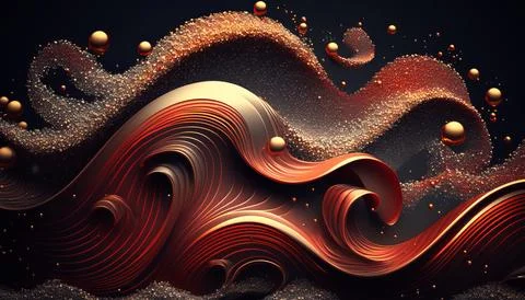 Abstract black background. UI UX Design. Creative your project Stock Illustration