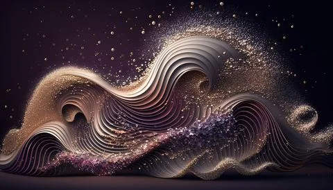 Abstract black background. UI UX Design. Creative your project Stock Illustration