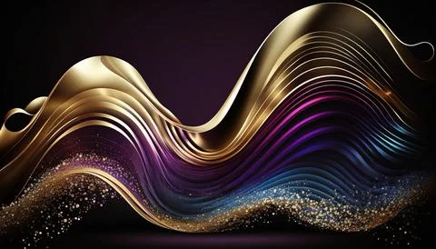 Abstract black background. UI UX Design. Creative your project Stock Illustration