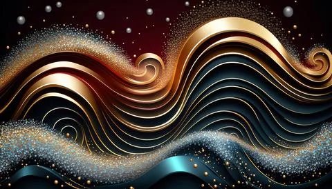 Abstract black background. UI UX Design. Creative your project Stock Illustration