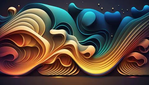 Abstract black background. UI UX Design. Creative your project Stock Illustration