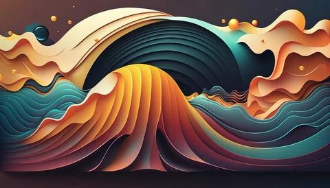 Abstract black background. UI UX Design. Creative your project Stock Illustration