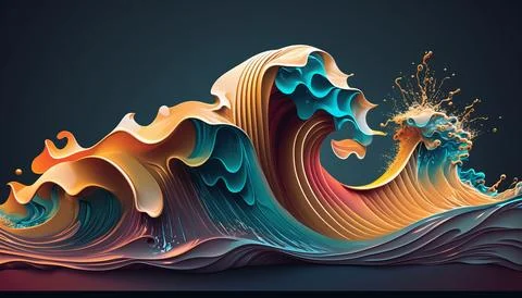 Abstract black background. UI UX Design. Creative your project Stock Illustration