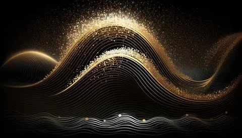 Abstract black background. UI UX Design. Creative your project Stock Illustration