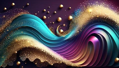 Abstract black background. UI UX Design. Creative your project Stock Illustration