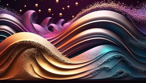 Abstract black background. UI UX Design. Creative your project Stock Illustration