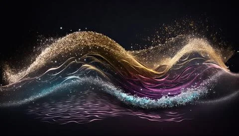 Abstract black background. UI UX Design. Creative your project 스톡 일러스트