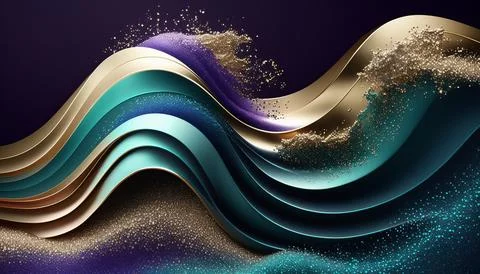 Abstract black background. UI UX Design. Creative your project Stock Illustration