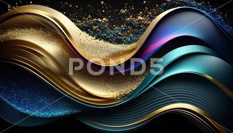 Abstract black background. UI UX Design. Creative your project: Royalty ...