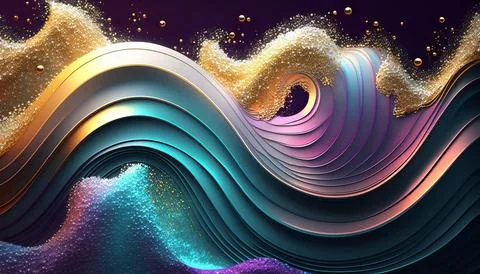 Abstract black background. UI UX Design. Creative your project Stock Illustration