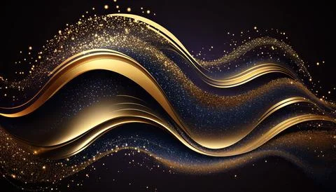 Abstract black background. UI UX Design. Creative your project Stock Illustration