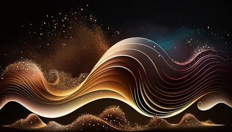 Abstract black background. UI UX Design. Creative your project Stock Illustration