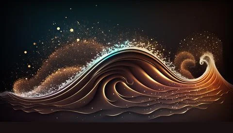 Abstract black background. UI UX Design. Creative your project Stock Illustration