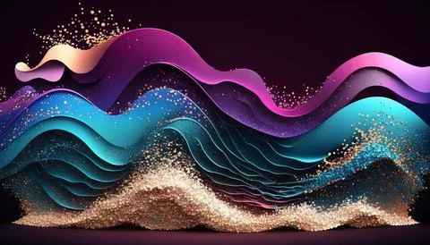 Abstract black background. UI UX Design. Creative your project Stock Illustration