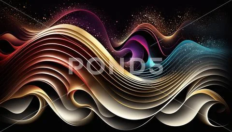 Abstract black background. UI UX Design. Creative your project ~ Clip ...