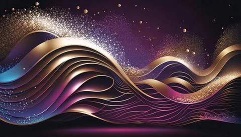 Abstract black background. UI UX Design. Creative your project Stock Illustration