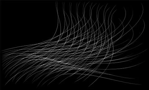 Abstract on black background in vector illustration Stock Illustration