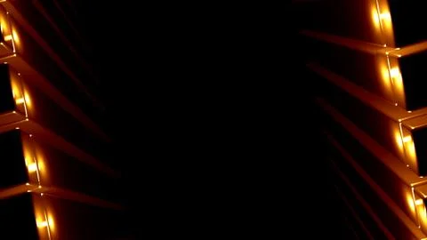 Abstract black background with a vertical 3D red illumination Stock Illustration