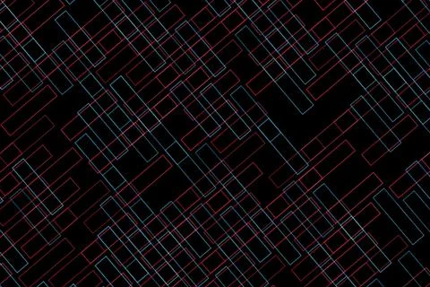 Abstract black background with white circuit lines design Stock Illustration