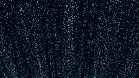 Abstract black background with white dot pattern Stock-Footage 303532455