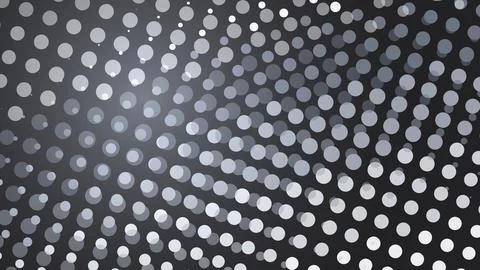 Abstract black background with white dotted pattern Stock Illustration