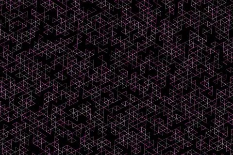 Abstract black background with white geometric line patterns Stock Illustration