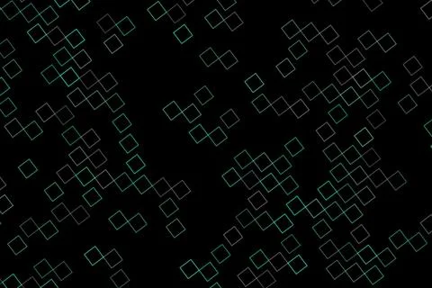 Abstract black background with white geometric square patterns イラスト素材