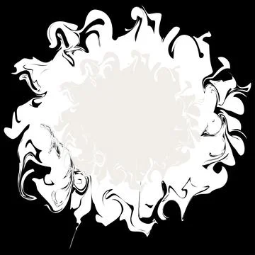 Abstract black background with a white spot and new color Cloud dancer Stock Illustration