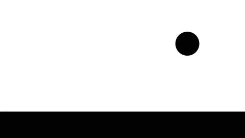 Abstract black ball jumps up from the surface of the black liquid. Stock Footage 194533992