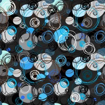 Abstract black blue geometric background. Stock Illustration