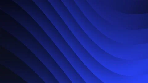 Abstract black-blue gradient lines: Thick flowing plastic stripes in a digi.. Stock Illustration